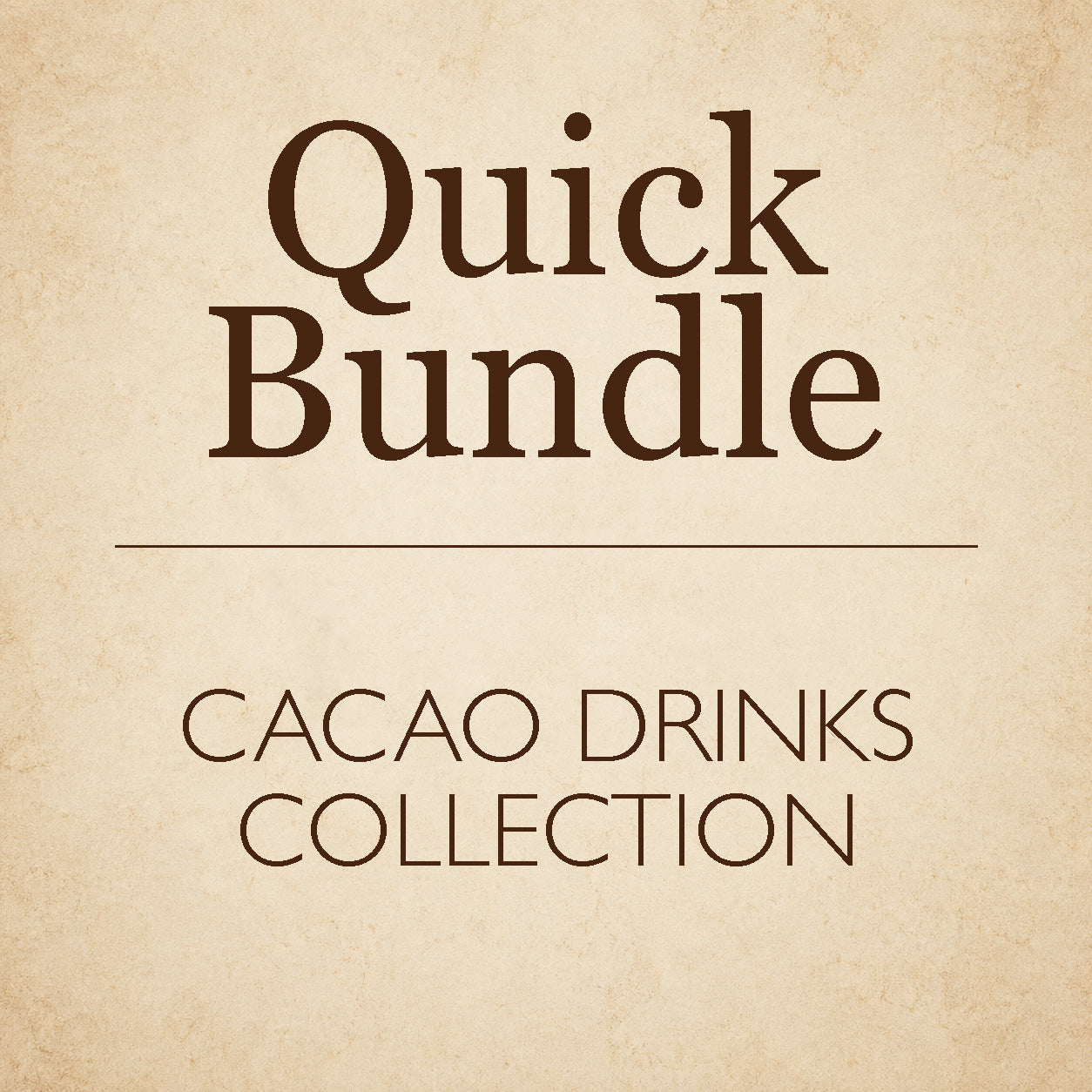 Cacao Drinks Collection
